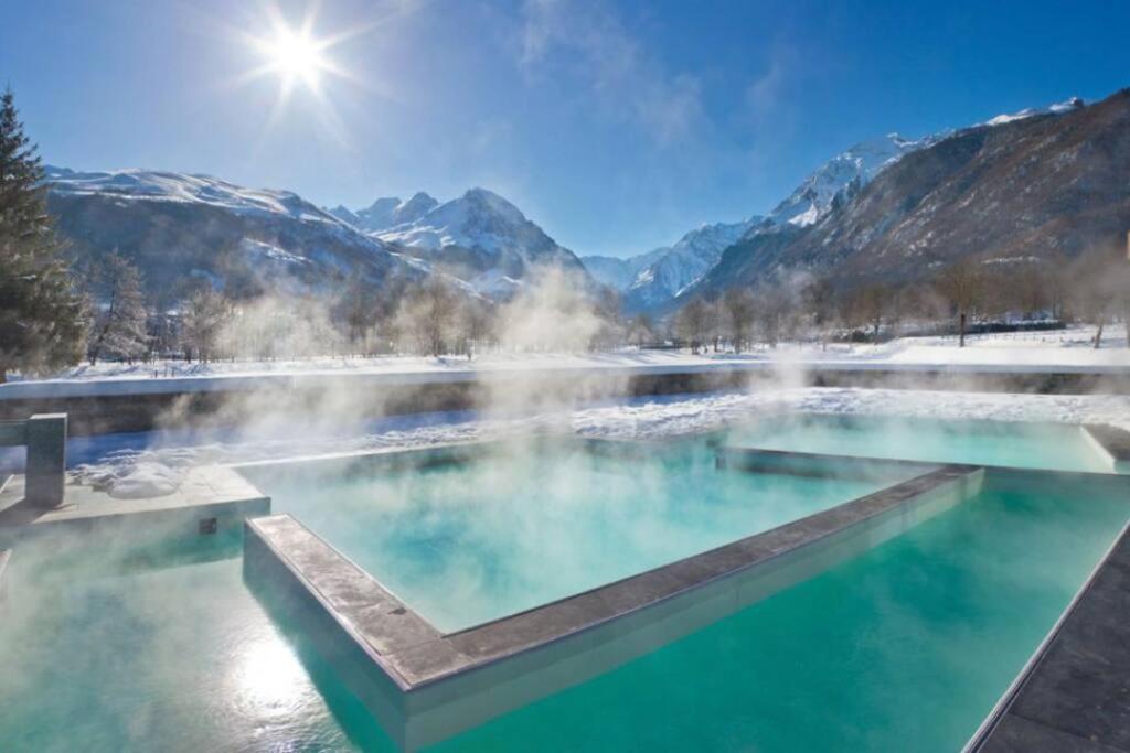 Charmant Logement De Plein Pied Avec Piscine 2* Loudenvielle Extérieur photo
